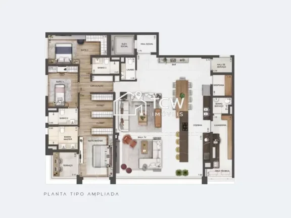 Imagem Vila Mariana - Apartamento Alto Padrão 210m2