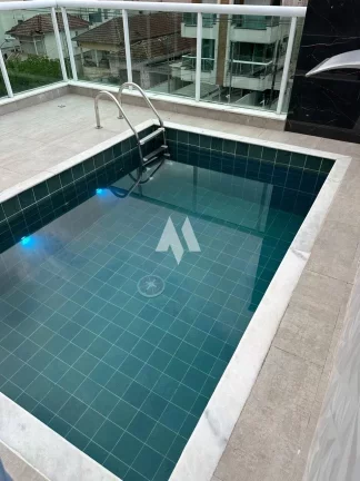 Imagem Casa Sobreposta com 3 dormitórios e 3 suítes com piscina - Boqueirão / Santos
