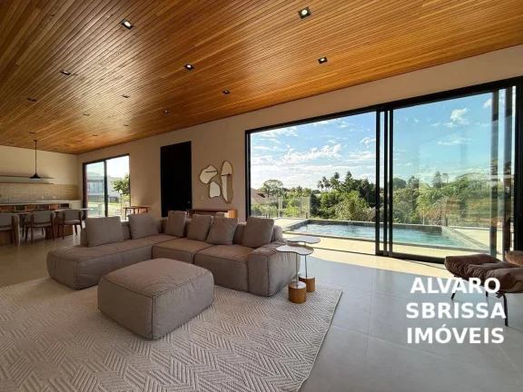 Casa porteira fechada com linda vista no Condomínio Campos de Santo Antonio II em Itu
