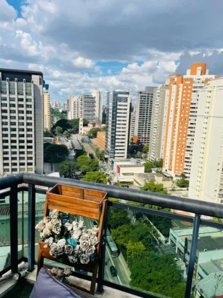 Imagem Flat disponível para locação no Meliá Ibirapuera, com 61m², 1 dormitório e 1 vaga