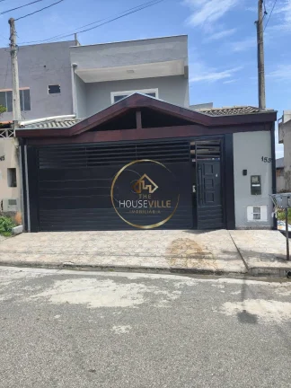 Imagem Casa Sobrado, 3 dormitórios ( 2 suítes), 2 vagas, Setville, Sjc.