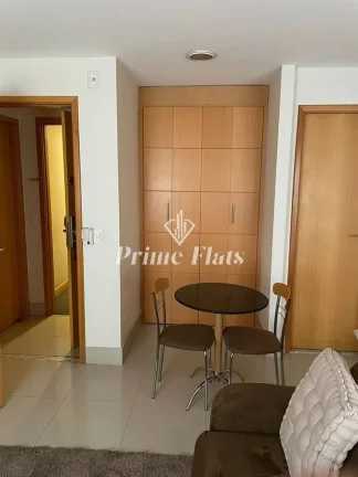 Imagem Flat disponível para locação no Transamerica Executive Jardins, com 42m², 2 dormitórios e 1 vaga