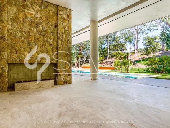 Imagem Belíssima mansão com elevador e acabamento impecável à venda no Terras de São José I