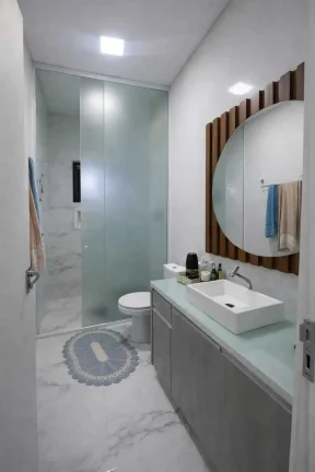 Imagem Casa com 2 dormitórios sendo 1 suíte e 1 vaga de garagem em Gov Celso Ramos/SC
