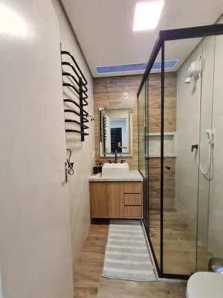 Imagem Casa Duplex Chácara Santo Antônio - 120M², 2 Dorms, 2 Suítes, 1 Vaga, Terraço com Churrasqueira, Escritório, Split.