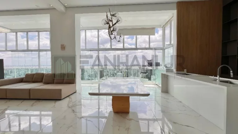 Imagem Apartamento de Luxo à Venda em Cerqueira César - 1 quarto, 1 suíte, 3 salas e 2 vagas de garagem - São Paulo-SP - 120m².
