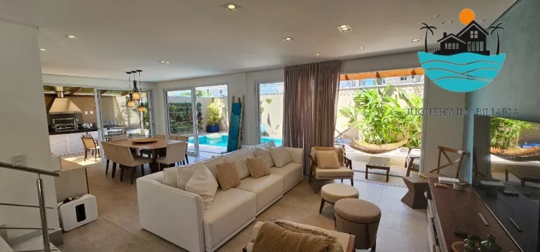 Imagem Casa em Condomínio, 30 metros da praia para Temporada em Juquehy c/ 4 suítes, piscina ... churrasqueira pv - max. 10 pessoas | Juquehy Imobiliária