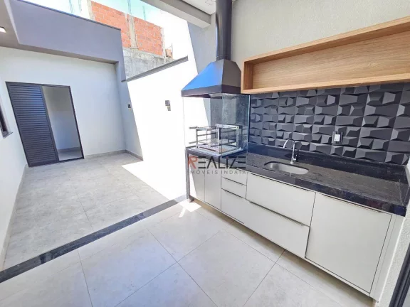 Imagem Casa moderna com 3 dormitórios à venda, 103 m² por R$ 690.000 - Smart City - Indaiatuba/SP
