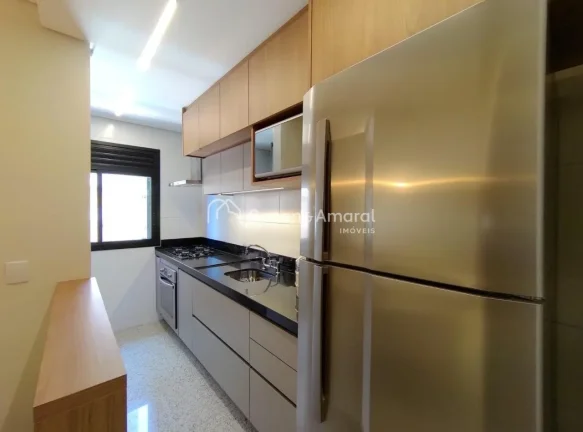 Imagem Apartamento moderno de 50m², com 1 dormitório (suíte), varanda gourmet com churrasqueira, sala de...