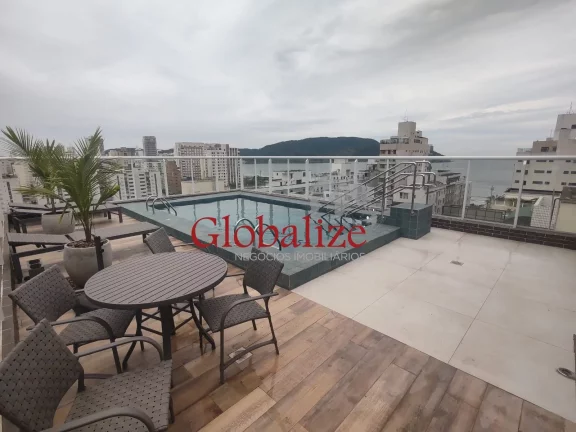 Imagem Apartamento de 2 dormitórios com suíte e lazer completo no bairro da Aparecida em Santos (SP) por R$.850.000,00 !