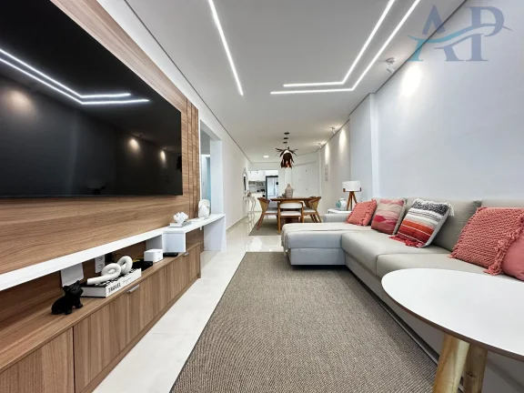 Imagem Apartamento Frente Mar em Praia Grande com 3 Dormitórios