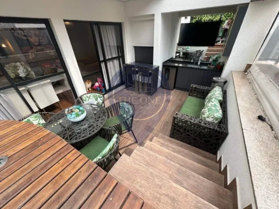 Imagem Cobertura de luxo em Santo Amaro: 3 quartos, 1 suite, 1 sala, 2 banheiros, 4 vagas, 181m² - São Paulo-SP