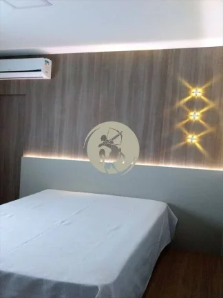 Imagem APARTAMENTO COM DUAS VAGAS DE GARAGEM PARALELAS, SALA 2 AMBIENTES, SACADA FECHADA COM VIDROS (VETRO ...