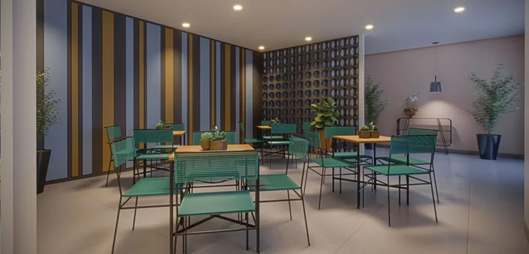 Imagem Apartamento de 2 quartos e 2 suítes na Vila Osasco, Osasco-SP Condomínio Aquarela Home 54,90 m² e 1 vaga de garagem.