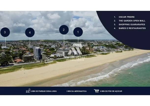 Imagem Beira Mar de Piedade Apartamentos com 02 ou 03 quartos para morar ou investir a melhor opção confira!