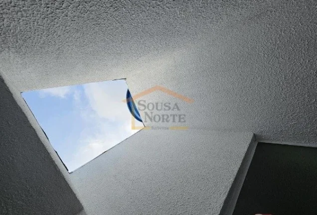 Imagem Casa em condomínio, 1 dormitório, sala integrada com a cozinha, banheiro social, área de serviço...