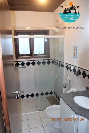 Imagem Aluguel Anual em Juquehy - Casa em condomínio, 03 quartos, sendo 01 suíte, varanda, churrasqueira, piscina a 200 metros da praia | Juquehy Imobiliária