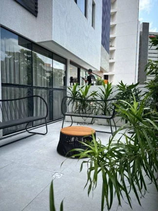 Imagem Apartamentos com varanda / sacada gourmet e área de lazer na cobertura a 400m da praia em Manaíra - AP0206