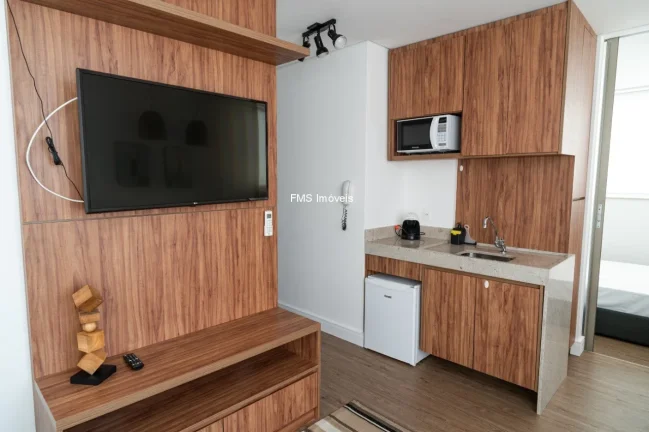 Imagem Apartamento para locação em Vila Nova Conceição, SP: 1 quarto, 1 sala, 1 banheiro, 1 vaga, 36m². Venha conferir!