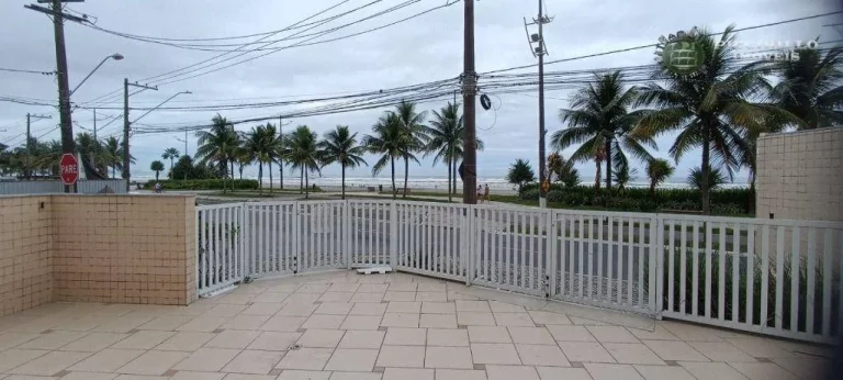 Imagem Loja Frente Mar, 151 m² por R$ 8.000/mês - Caiçara - Praia Grande/SP