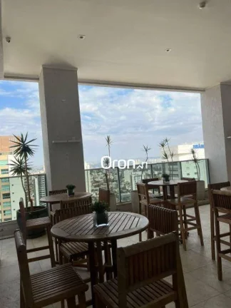 Imagem Flat mobiliado com 1 dormitório à venda, 47 m² por R$ 490.000 - Setor Bueno - Goiânia/GO