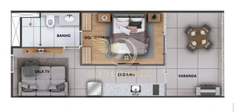 Imagem APARTAMENTO STUDIO RESIDENCIAL SET DA COSTRUTORA ATMOSFERA NA PRAIA GRANDE UBATUBA-SP