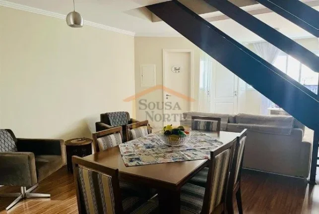 Imagem Casa em Condomínio Fechado, local alto, vista privilegiada para a Serra da Cantareira.
São 3 dormi...