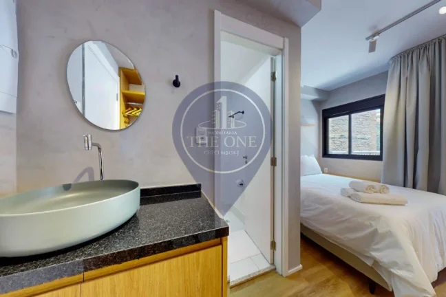 Imagem Apartamento de Luxo no Jardim das Bandeiras: 1 quarto, 1 suíte, 1 banheiro, 38m² - Venda ou Locação em São Paulo-SP!
