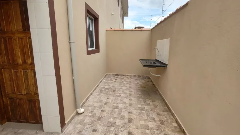 Imagem Sobrado de Condomínio com 2 dorms, Balneário Itaguai, Mongaguá - R$ 285 mil, Cod: 2222