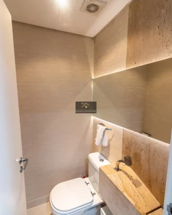 Imagem ITAIM BIBI LOCAÇÃO APARTAMENTO TOTALMENTE MOBILIADO 2 SUÍTES SALA 2 AMBIENTES LAVABO AR-CONDICIONADO VARANDA ANDAR ALTO 2 VAGAS LAZER COMPLETO
