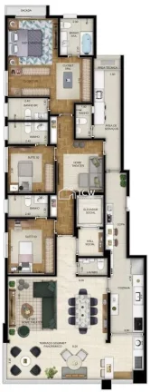 Imagem Apartamento Alto Padrão 160m2 em Moema