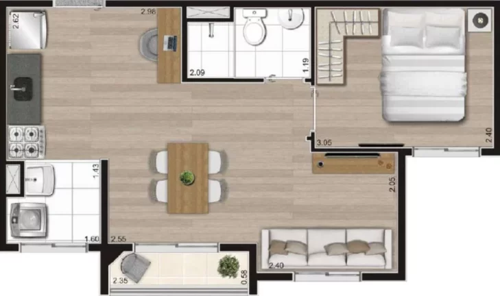 Imagem Apartamento 2 quartos a venda em São Paulo SP, apartamento 2 dormitórios em Vila Nina São Paulo SP, apartamento em construção em São Paulo SP, ap obra