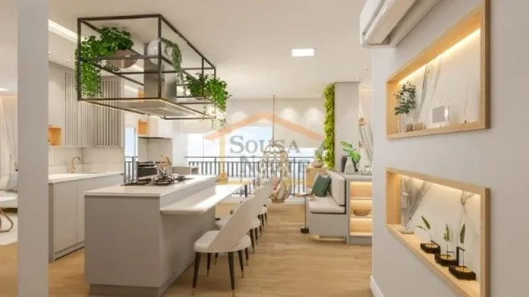 Imagem Apartamento com 2 dormitórios sendo 1 suíte.
O segundo dormitório foi retirado para ampliação d...