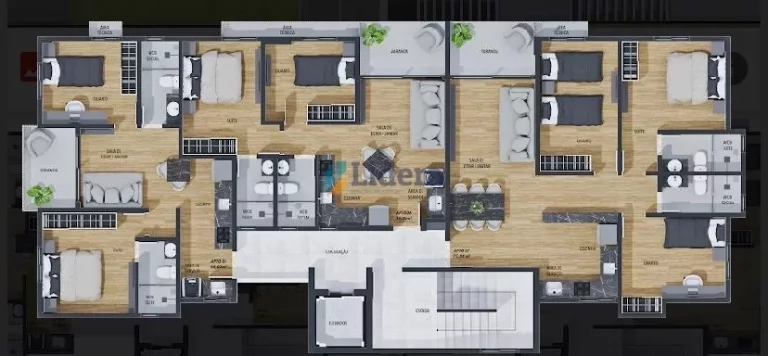 Imagem Apto - 3 Quartos - 1 Suíte - 81,24 m² - Intermares, Cabedelo/PB
