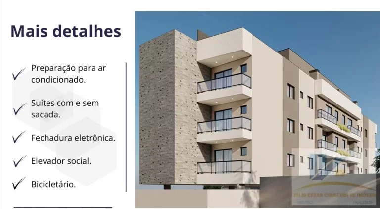 Imagem Cobertura Duplex para Venda em São José dos Pinhais, Bom Jesus, 3 dormitórios, 1 suíte, 2 banheiros, 1 vaga