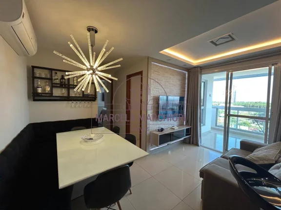 Imagem Ap 2 quartos, suite, varandão, montado e decorado, porteira fechada