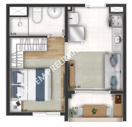 Imagem APARTAMENTO RESIDENCIAL em São Paulo - SP, Vila Prudente