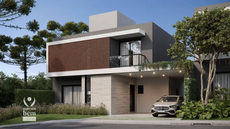 Imagem Casa de alto padrão com 3 suítes à venda, 264 m² por R$ 3.121.000 - Santa Felicidade - Curitiba/PR