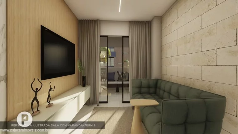Imagem Quarto Sala [41m²] ÷ 60 meses, próx. ao Palato Ponta Verde