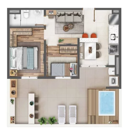 Imagem APARTAMENTO RESIDENCIAL em São Paulo - SP, Vila Carmosina