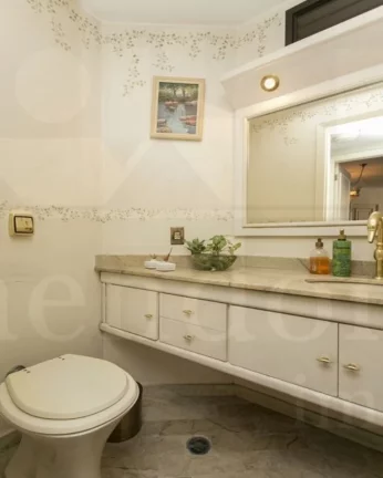 Imagem Apartamento amplo com living, sacada, lavabo, 3 quartos sendo 2 suítes, wc social, cozinha, área d