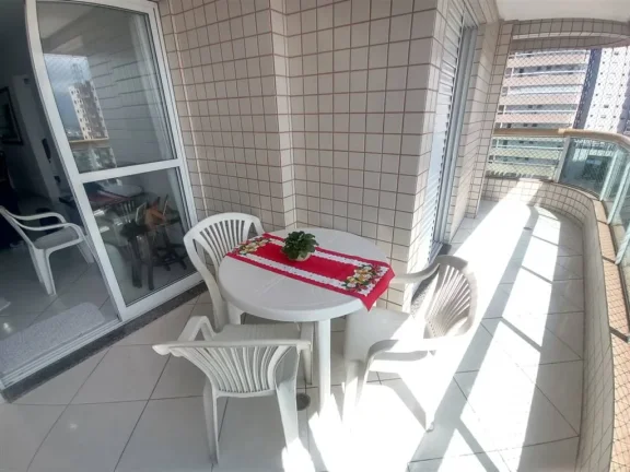 Imagem Apartamento com quartos, suíe, sacada gourmet e vista mar.
