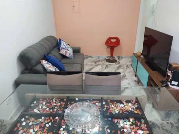 Imagem Apartamento com 1 dorm, Boqueirão, Praia Grande - R$ 250 mil, Cod: 2892