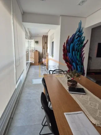 Imagem Apartamento com 95m² de área útil, com 2 dormitórios, sendo 1 suíte, banheiro social, sala inte...