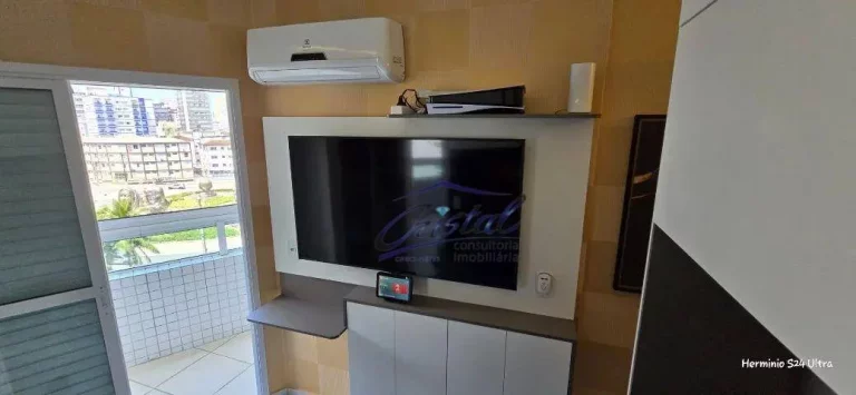 Imagem Apartamento com 3 dormitórios à venda, 111 m² por R$ 1.190.000,00 - Guilhermina - Praia Grande/SP