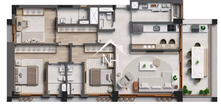 Imagem Apartamento de 132m no Jardim Paulista c/terraço gourmet,3 suítes,piscina,fitness,terraço salão de festas,coworkingt,bicicletário,2 vagas,bicicletário
