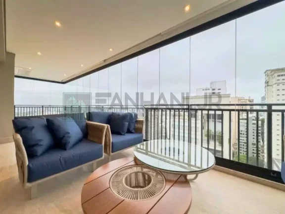 Imagem Apartamento de alto padrão no Jardim Paulista: 3 quartos, 3 suítes, 3 salas e 4 vagas de garagem!