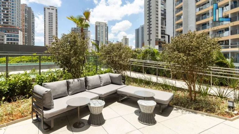 Imagem Apartamento à venda com 2 suítes e vaga de garagem perto do metrô Brooklin em São Paulo - SP