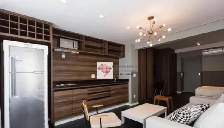 Imagem Apartamento com 1 dormitório para alugar, 45 m² por R$ 6.650,00/mês - Vila Olímpia - São Paulo/SP