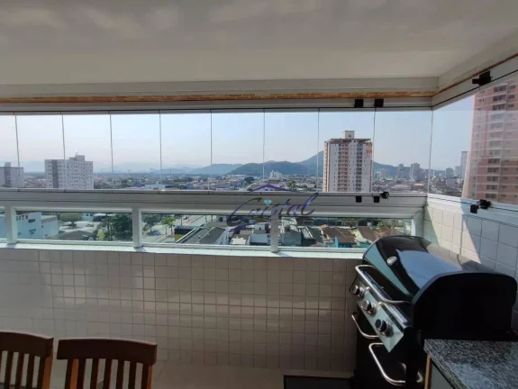 Imagem Apartamento com 2 dormitórios à venda, 80 m² por R$ 530.000,00 - Guilhermina - Praia Grande/SP